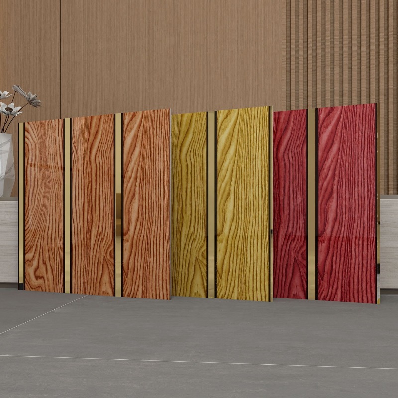 Luxury Wood Grain Wall Panels  - Pvc Panel Background recension och pris