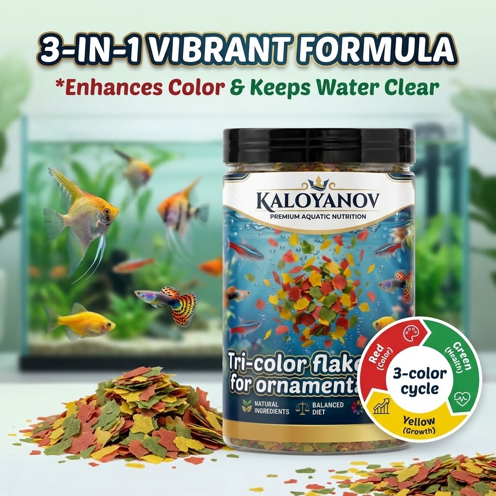 Premium 3-Color Flakes Fish Fo - Tetra Food Tropical Flakes recension och pris