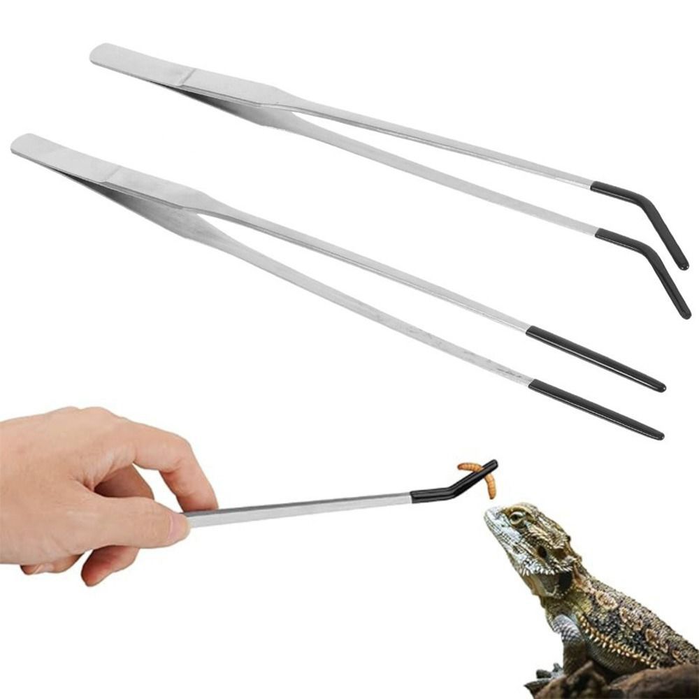 2Pcs Stainless Steel Aquarium  - Feeding Tong Stainless recension och pris
