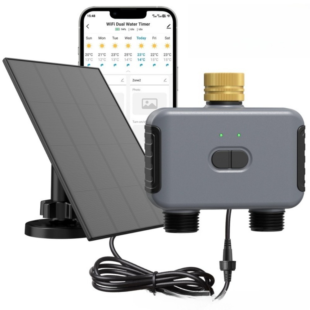 WiFi Dual Outlet Smart Water T - Timer Dual Outlet recension och pris