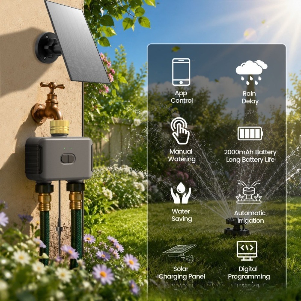 WiFi Dual Outlet Smart Water T - Timer Dual Outlet recension och pris