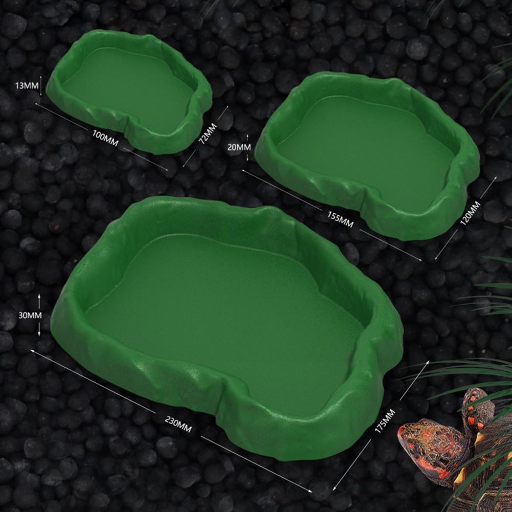 Reptile Feeder Plastic Imitati - Water Dish Reptile recension och pris