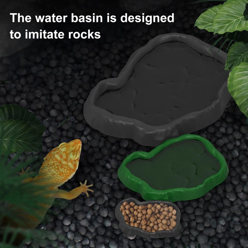 Reptile Feeder Plastic Imitati - Water Dish Reptile recension och pris